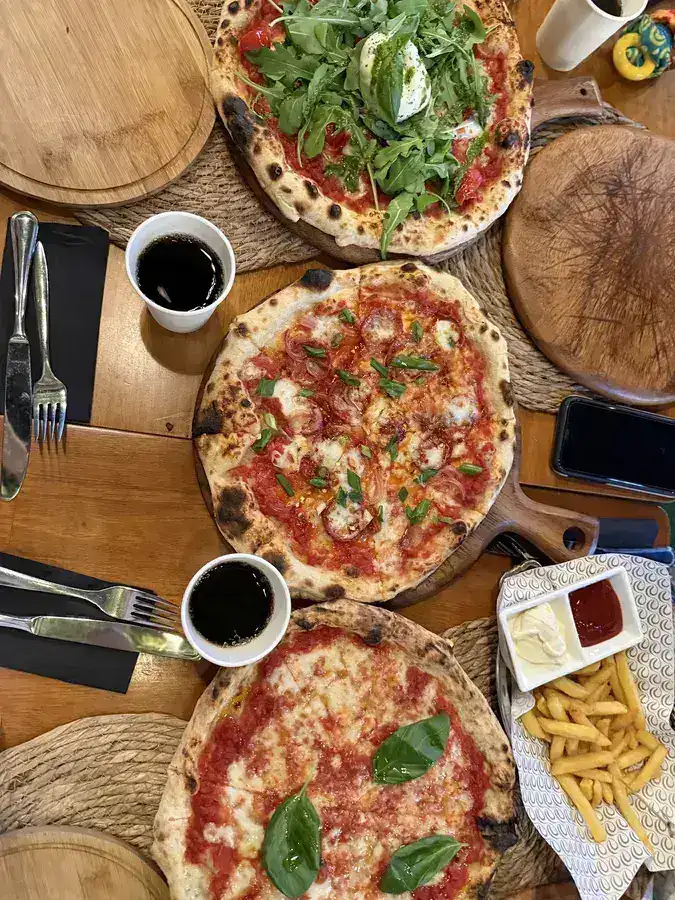 Ciao Napoli pizza photographed by a guest