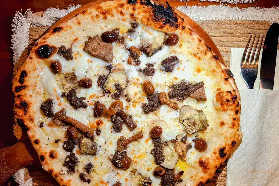 Ciao Napoli pizza photographed by a guest