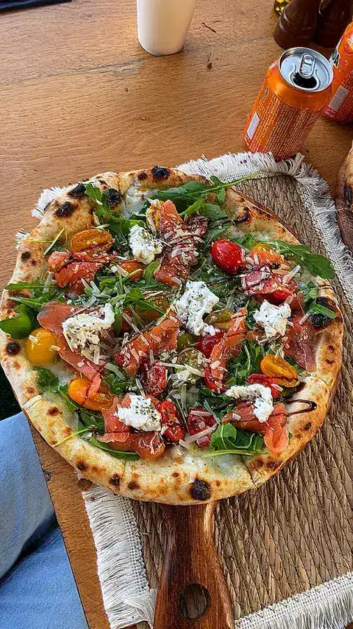 Ciao Napoli pizza photographed by a guest