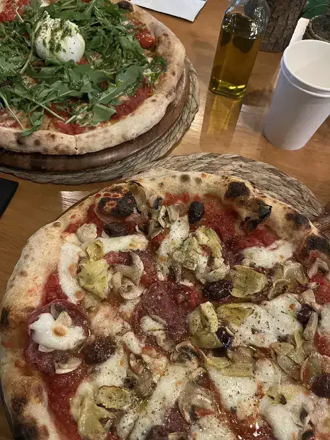 Ciao Napoli pizza photographed by a guest