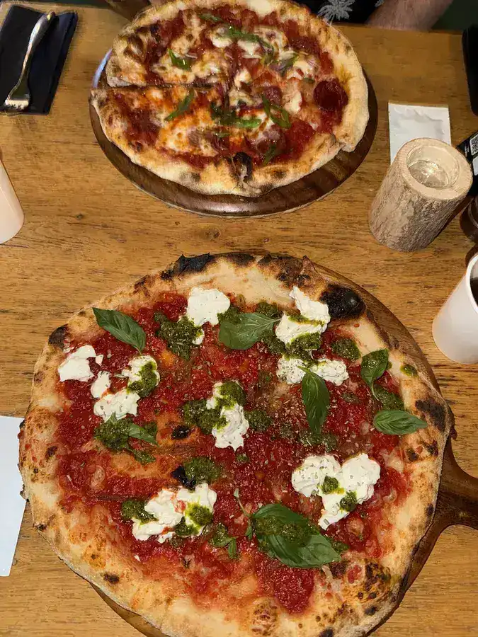 Ciao Napoli pizza photographed by a guest