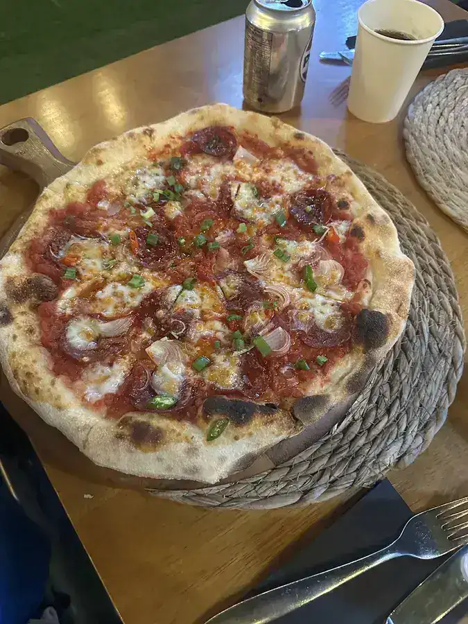 Ciao Napoli pizza photographed by a guest